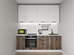 Кухонный гарнитур Старое Дерево 2200 h950 (Стол. 38мм) в Когалыме - kogalym.mebel24.online | фото 1