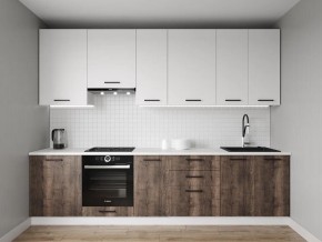 Кухонный гарнитур Старое Дерево 3000 h950 (Стол. 38мм) в Когалыме - kogalym.mebel24.online | фото