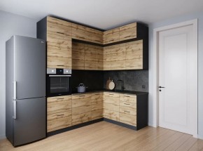 Кухонный гарнитур угловой Крафт 2200*1700 (Стол. 26мм) в Когалыме - kogalym.mebel24.online | фото