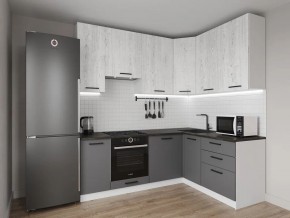Кухонный гарнитур угловой Санторини 2200*1600 h950 (Стол. 38мм) в Когалыме - kogalym.mebel24.online | фото 1