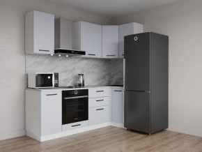 Кухонный гарнитур угловой Смоки 2200*1000 (Стол. 38 мм) в Когалыме - kogalym.mebel24.online | фото 1