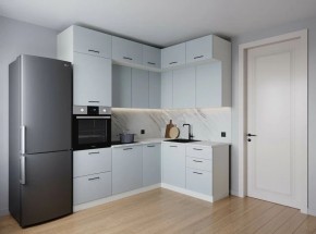 Кухонный гарнитур угловой Смоки 2200*1700 (Стол. 38мм) в Когалыме - kogalym.mebel24.online | фото