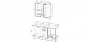 Кухонный гарнитур Умбра 1600 h950 (Стол. 26мм) в Когалыме - kogalym.mebel24.online | фото 2