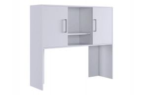 ЛАЙТ 2 Надстройка стола компьютерного (1200) белый в Когалыме - kogalym.mebel24.online | фото