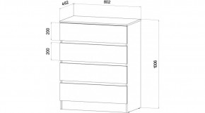ЛЕНОРА Спальный гарнитур (модульный) графит в Когалыме - kogalym.mebel24.online | фото 3