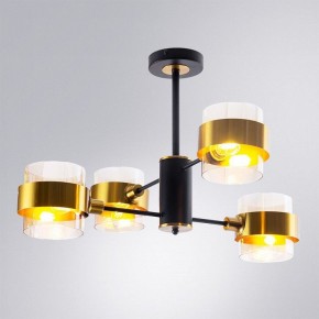 Люстра на штанге Arte Lamp Carlo A8205SP-4BK в Когалыме - kogalym.mebel24.online | фото 2