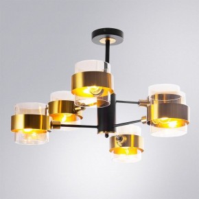 Люстра на штанге Arte Lamp Carlo A8205SP-6BK в Когалыме - kogalym.mebel24.online | фото 2