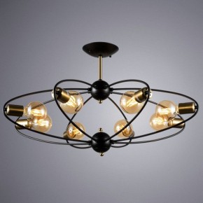 Люстра на штанге Arte Lamp Glasgow A1963PL-8BK в Когалыме - kogalym.mebel24.online | фото 2