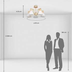 Люстра на штанге De City Дэла 45 635016505 в Когалыме - kogalym.mebel24.online | фото 6