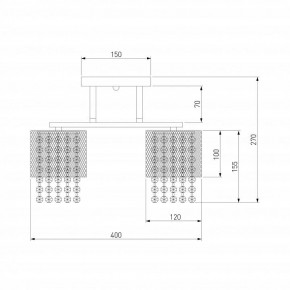 Люстра на штанге Eurosvet Bonnie 30137/3 золото в Когалыме - kogalym.mebel24.online | фото 4