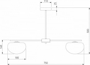 Люстра на штанге Eurosvet Like 30190/5 латунь в Когалыме - kogalym.mebel24.online | фото 4