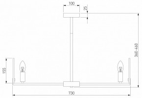 Люстра на штанге Eurosvet Marble 60158/7 латунь в Когалыме - kogalym.mebel24.online | фото 2