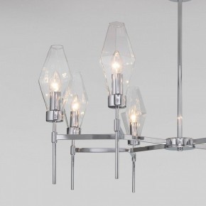 Люстра на штанге Eurosvet Prism 60143/8 хром в Когалыме - kogalym.mebel24.online | фото 4
