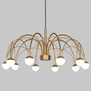 Люстра на штанге Eurosvet Ragno 90030/10 LED золото в Когалыме - kogalym.mebel24.online | фото