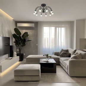 Люстра на штанге Eurosvet Ragno 90035/10 LED черный в Когалыме - kogalym.mebel24.online | фото 5