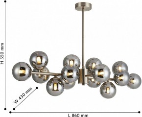 Люстра на штанге Favourite Varietas 2650-14P в Когалыме - kogalym.mebel24.online | фото 4
