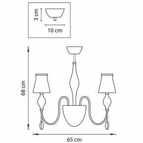 Люстра на штанге Lightstar Escica 806050 в Когалыме - kogalym.mebel24.online | фото 6