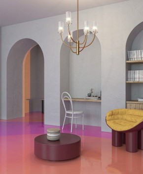 Люстра на штанге Maytoni Arco MOD223PL-08BS в Когалыме - kogalym.mebel24.online | фото 4
