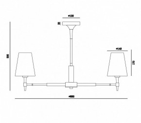 Люстра на штанге Maytoni Zaragoza H001CL-07BS в Когалыме - kogalym.mebel24.online | фото 4