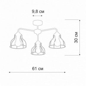 Люстра на штанге Vitaluce V3102 V3102-1/3PL в Когалыме - kogalym.mebel24.online | фото 2