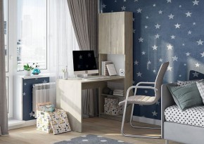 МАЙНД-01 Стол компьютерный (дуб крафт белый) в Когалыме - kogalym.mebel24.online | фото