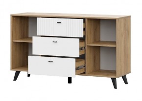 МИЛАН Детская (Дуб Золотой/Белый матовый) в Когалыме - kogalym.mebel24.online | фото 17
