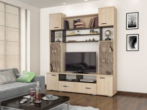 Мини-стенка ОГЦС-1 Оскар-18 венге-дуб в Когалыме - kogalym.mebel24.online | фото