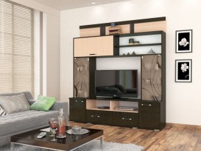 Мини-стенка ОГЦС-2 Оскар-18 венге-дуб в Когалыме - kogalym.mebel24.online | фото
