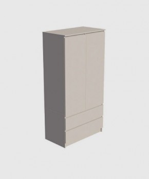 МОРИ МШ 900.1 Шкаф с 2-мя дв. и 2-мя ящ. (Сатин) в Когалыме - kogalym.mebel24.online | фото 2