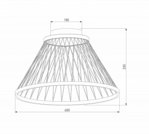 Накладной светильник Eurosvet Cesta 40019/1 LED коричневый в Когалыме - kogalym.mebel24.online | фото 4