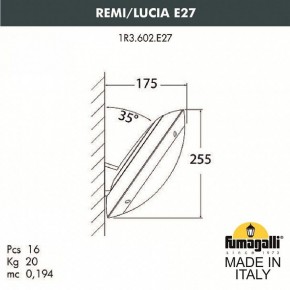 Накладной светильник Fumagalli Lucia 1R3.602.000.LYE27 в Когалыме - kogalym.mebel24.online | фото 2