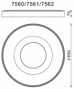 Накладной светильник Mantra Coin 7690 в Когалыме - kogalym.mebel24.online | фото 3
