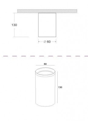 Накладной светильник Maytoni Focus C010CL-01GF в Когалыме - kogalym.mebel24.online | фото 2