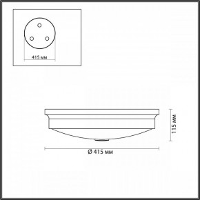 Накладной светильник Odeon Light Marsei 4824/4C в Когалыме - kogalym.mebel24.online | фото 4