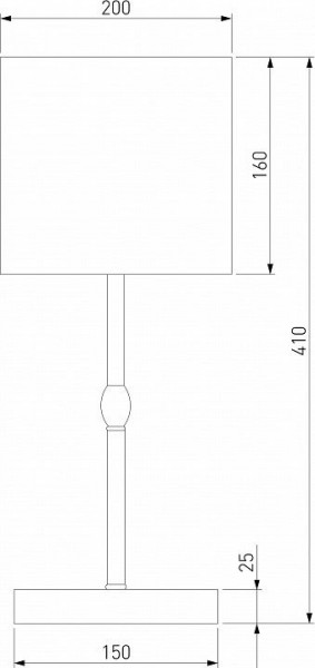 Настольная лампа декоративная Eurosvet Notturno 01162/1 черный в Когалыме - kogalym.mebel24.online | фото 4