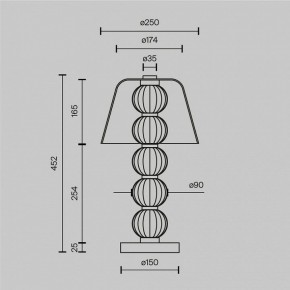 Настольная лампа декоративная Maytoni Amulet MOD555TL-L8G3K в Когалыме - kogalym.mebel24.online | фото 4