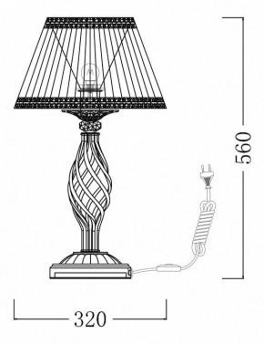 Настольная лампа декоративная Maytoni Grace ARM247-00-G в Когалыме - kogalym.mebel24.online | фото 7