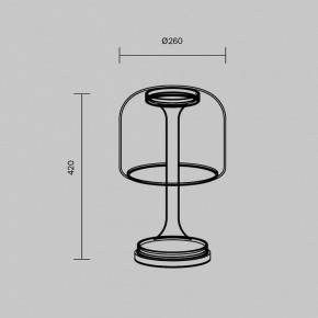 Настольная лампа декоративная Maytoni Spirito MOD286TL-L18G3K в Когалыме - kogalym.mebel24.online | фото 4