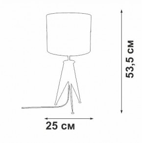 Настольная лампа декоративная Vitaluce V28340 V28340-1/1L в Когалыме - kogalym.mebel24.online | фото 2