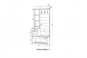 ОЛЬГА-МИЛК Прихожая (модульная) в Когалыме - kogalym.mebel24.online | фото 2