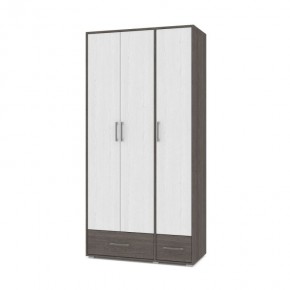 ОЛИВИЯ О32 Шкаф 3-х дверный (анкор темный/анкор светлый) в Когалыме - kogalym.mebel24.online | фото