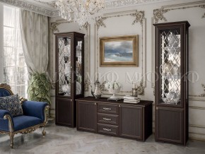 ПАРМА Гостиная Пенал стекло (Венге) в Когалыме - kogalym.mebel24.online | фото 3