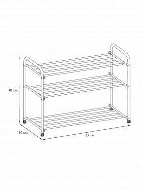 ПДОА23 М Подставка для обуви "Альфа 23" Медный антик в Когалыме - kogalym.mebel24.online | фото 2