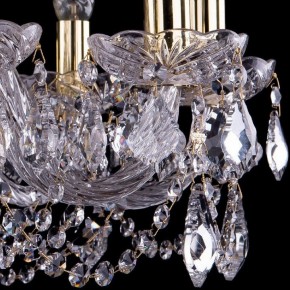 Подвесная люстра Bohemia Ivele Crystal 1402 1402/10/240/G/Leafs в Когалыме - kogalym.mebel24.online | фото 3