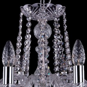 Подвесная люстра Bohemia Ivele Crystal 1402 1402/10/240/Ni/Leafs в Когалыме - kogalym.mebel24.online | фото 4