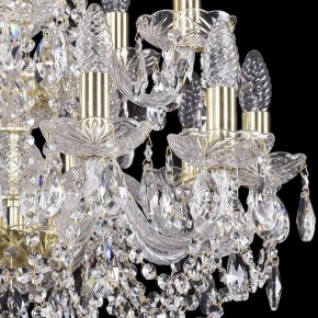 Подвесная люстра Bohemia Ivele Crystal 1402 1402/10+5/195/2d/G в Когалыме - kogalym.mebel24.online | фото 2