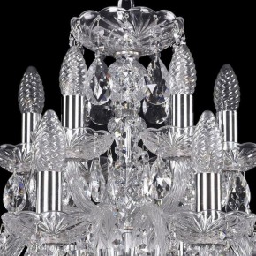 Подвесная люстра Bohemia Ivele Crystal 1402 1402/12+6/240/Ni в Когалыме - kogalym.mebel24.online | фото 4