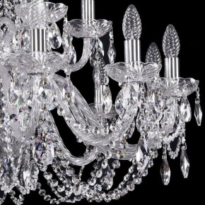 Подвесная люстра Bohemia Ivele Crystal 1402 1402/12+6/300/2d/Ni в Когалыме - kogalym.mebel24.online | фото 2