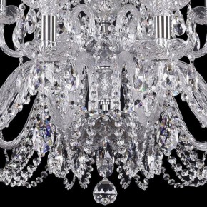 Подвесная люстра Bohemia Ivele Crystal 1402 1402/12+6/300/2d/Ni в Когалыме - kogalym.mebel24.online | фото 3