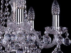 Подвесная люстра Bohemia Ivele Crystal 1402 1402/5/141/Ni/Balls в Когалыме - kogalym.mebel24.online | фото 2